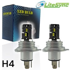 LiteSync H4 475 LED Headlight Bulbs Kit 6000K perfect beam 24v Truck Lorry HGV