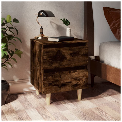 Bedside cabinet smoked - bedside,