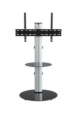 Oval Pedestal TV Stand –
