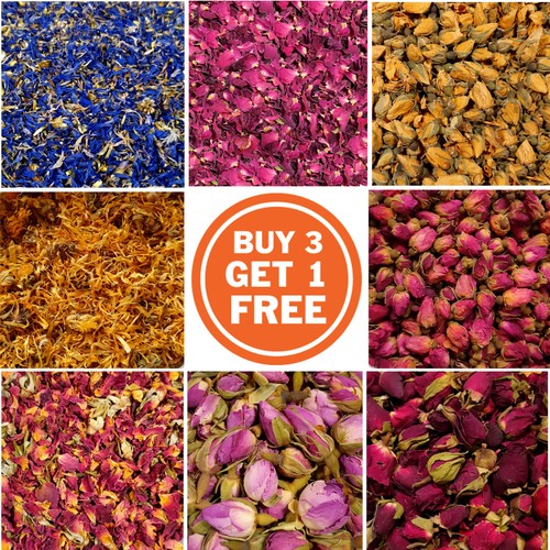 Edible dried flowers - flowers, buds