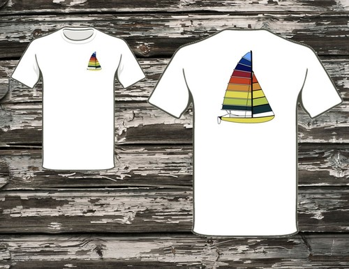 Hobie cat line - line, drawing