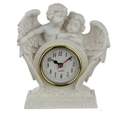 A piece of heaven -endless love cherub mantle clock