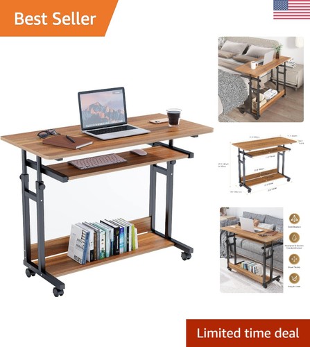 Compact walnut brown - compact, desk