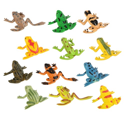 12pcs reusable pvc frogs - reusable,