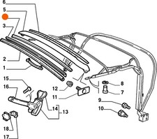Fits Alfa Romeo 105/115 Spider