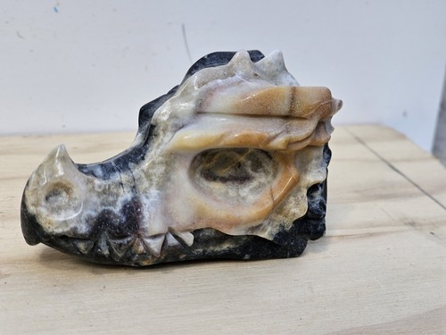 Zebra jasper crystal dragon - jasper,