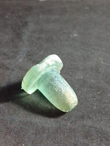 Vintage glass bottle - bottle, stopper
