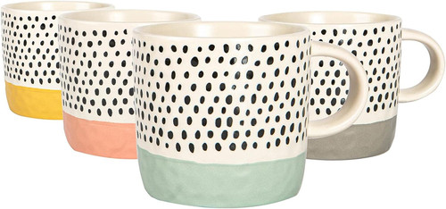 Ceramic coffee mugs - set,