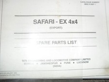 TATA SAFARI Spare parts list,1999 part number book,classic