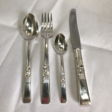 Vintage ONEIDA Community Plate Child's Tableware 4xPiece Set Morning Star Pat.