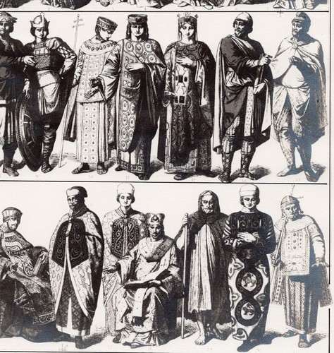 Byzantine costume nobles - costume,