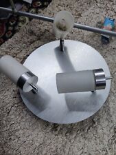 ASSORTMENT OF CEILING SPOT LIGHTS CHROME, BRUSHED STEEL AND BRASS FINISH