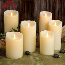 Led white wax like church - white,
