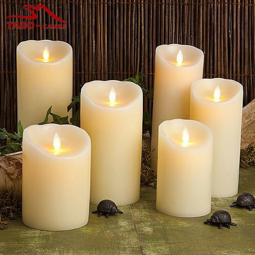 Led white wax - white, church