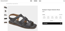 Black Sandals UK Size 6