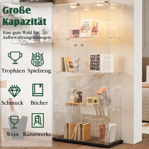 Glass display cabinet standing - glass,