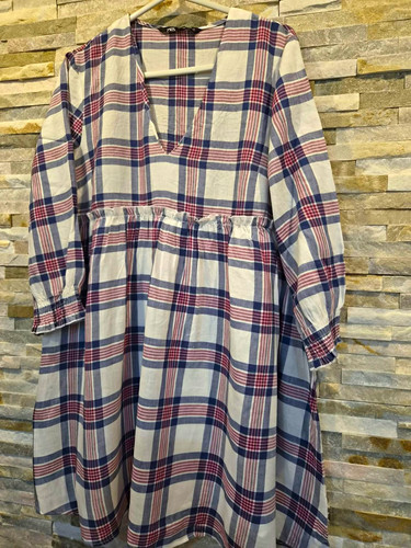 Zara blue white - blue, check