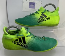 Adidas 16.3 Techfit Men’sBroght Green Indoor Football Boots Size Trainers UK 7