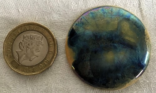 Ruskin england cabochon plaque - england,