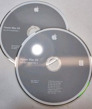 Original Power Mac G5 OS X 10.3.4 Install Discs 2004 Genuine Apple Software 