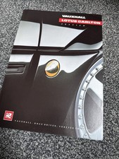 VAUXHALL LOTUS CARLTON SALES BROCHURE 1989