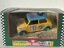 Corgi 1:36 Mini Mania Kenya Safari Rally Mini #04421 Mint Model Good Box.