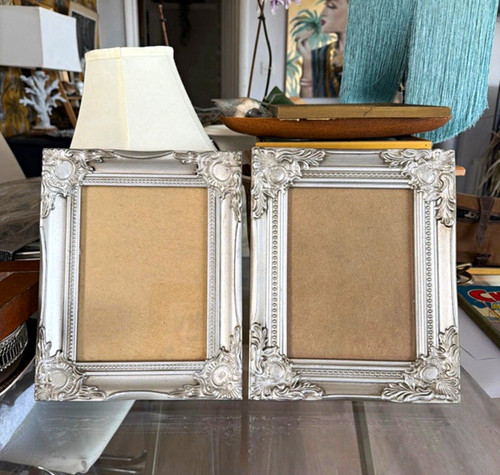 Vintage wooden silver - , photo