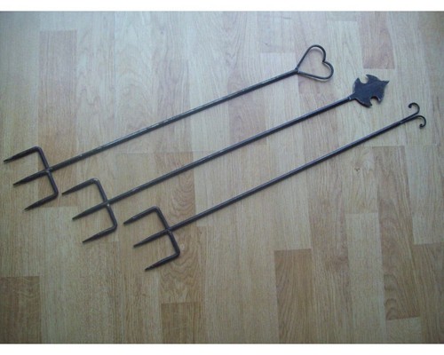 Rustic vintage toasting fork - vintage,