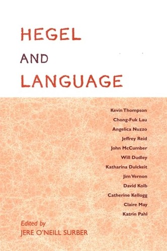 Hegel and language suny - hegel, (suny