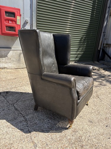 Vintage black leather club - vintage,
