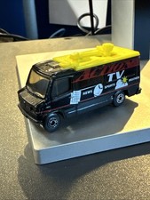 Matchbox Mercedes TV News Van Action Black 75mm Toy Model Car 70mm Vintage