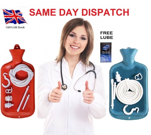 Enema system kit - with, hot