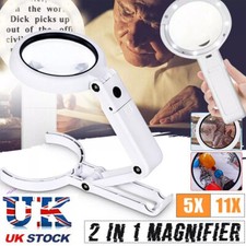 UK 5X/11X Magnifying Glass