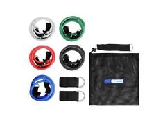 Pro Fitness Resistance Bands 4 Pack Home Gym Strength Training Rehab With Bag
