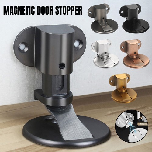 Adjustable door stop magnetic - stop,