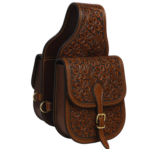 Horse saddle bag leather - horse,