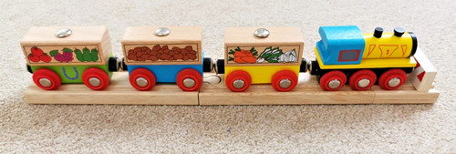 Bigjigs rail fruit and veg - and,