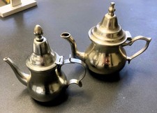 Moroccan Teapots x2 - Stainless Steel - Good