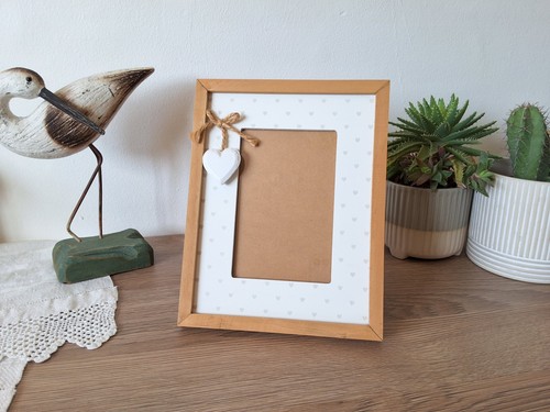 Wooden tabletop picture frame - wooden,