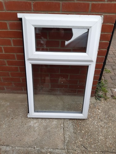 Old used stained grubby upvc - old,