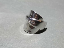 SS470 (O) - Gorgeous Solid Silver Hallmark ring
