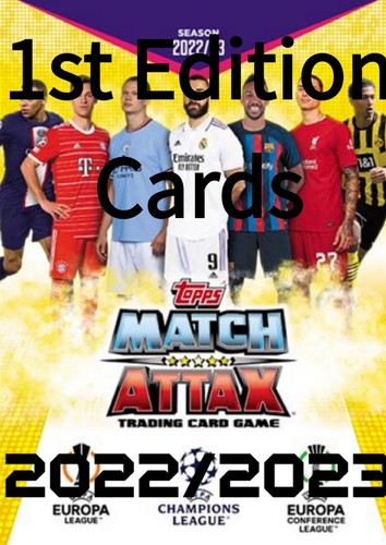 1st edition cards match attax - cards,