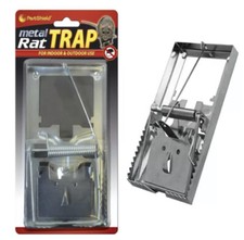 1pc STRONG METAL RAT TRAP PEST CONTROL RODENT INDOOR OUTDOOR CATCHER LARGE
