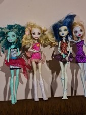 Monster High Dolls X 4 Honey Swamp, Abby Bomnable, Frankie Stein &  Lagoona Blue