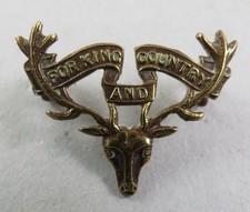 Collar  Badge 12th (Otago) Squadron New Zealand Mounted Rifles Gaunt Tablet