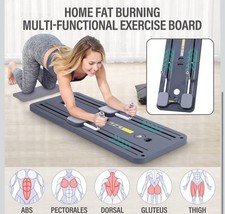 Compact Pilates Reformer Machine, Ab Roller Board, Core & Strength