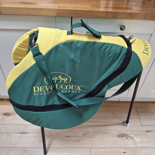 Devoucoux saddle cover carry - saddle, cover/carry