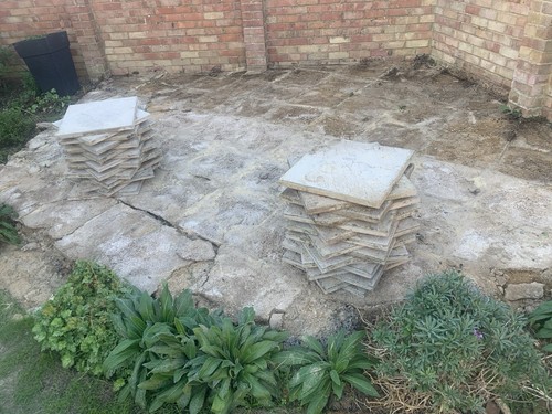 Paving slabs 450x450 textured - slabs,