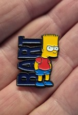 BART SIMPSON - The Simpsons - Vintage - 1997 - Enamel Lapel Pin Badge
