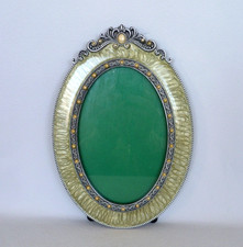 Green Enamel & Pearl Photo